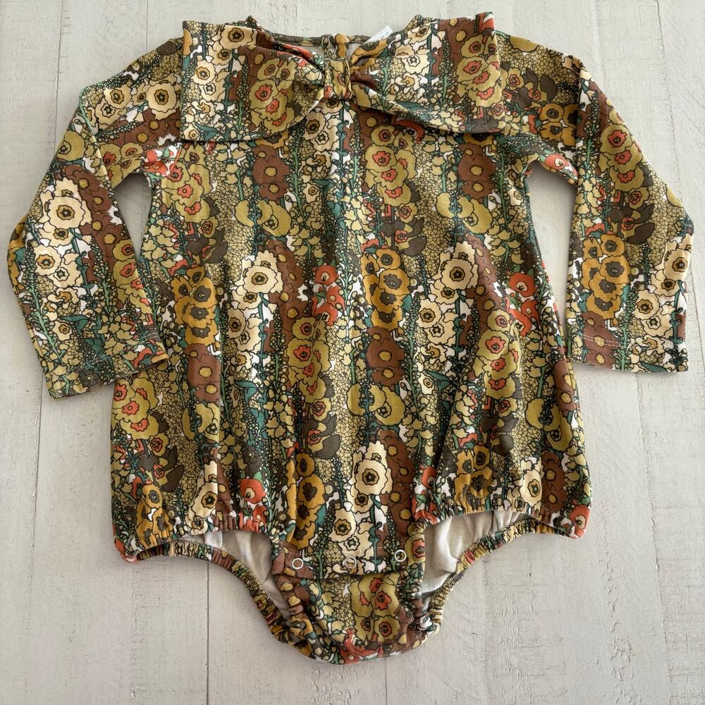 Kate Quinn 2021 Harvest Mod Bubble with Front Bow Size 2T EUC